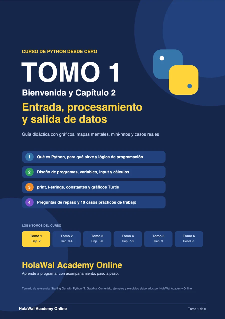 Portada del Tomo 1 de Python